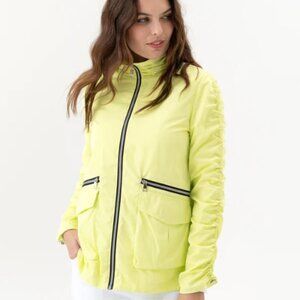 Renuar Long A Line Jacket, Water Repellent, 100% Polyester. Size M